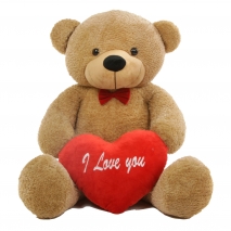 buy brown teddy bear with pillow to philippines
