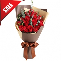 Send 12 Pcs. Red Roses in Bouquet to Philippines