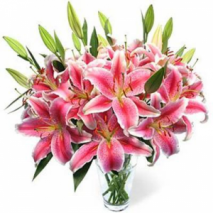 8pcs Lilies in a vase Delivery To Philippines