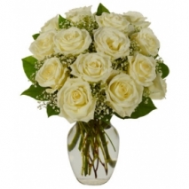 White Roses Bouquet Send To Philippines