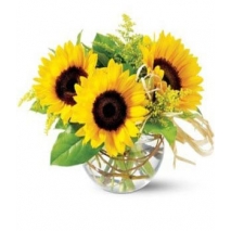 3pcs. Sunflowers Bouquet Delivery To Philippines