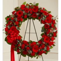 Classic Red Wreath Send To Philippines