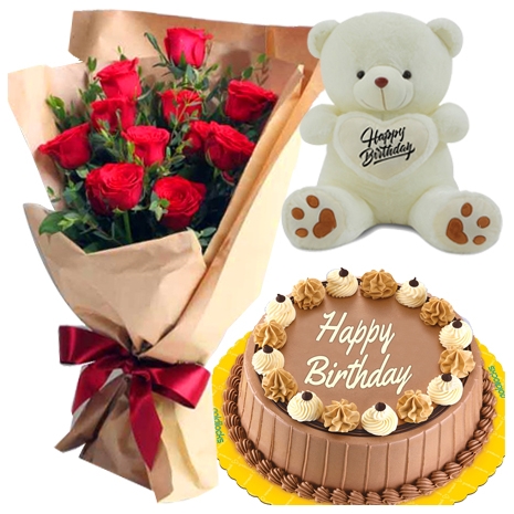 send bear cake flower to philippines