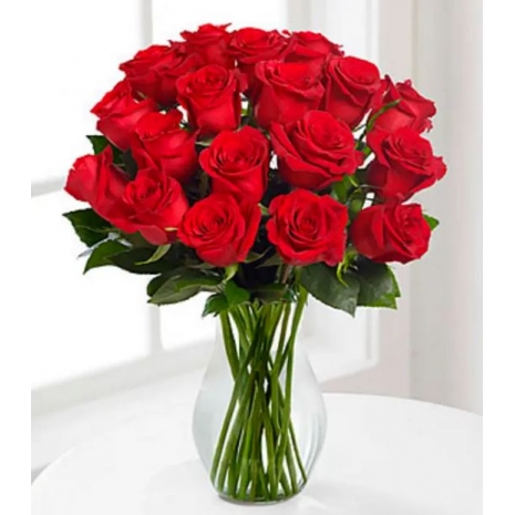 18 Red Roses Send To Philippines