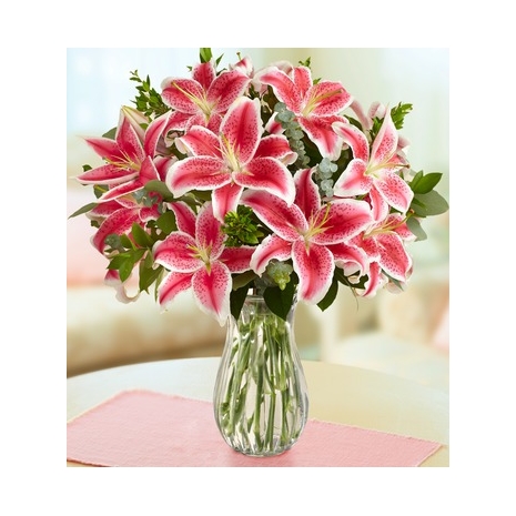Pink Lily Bouquet  Delivery To Philippines