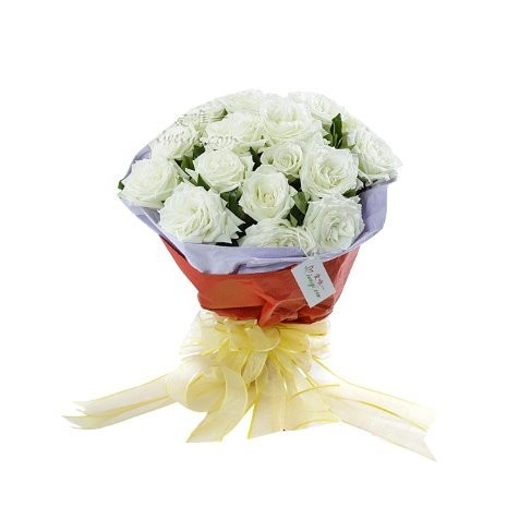 White Roses bouquet Send To Philippines