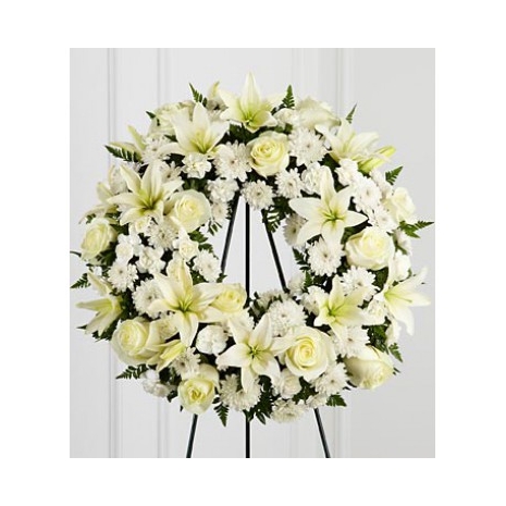 Lily Heaven Wreath Send To Philippines