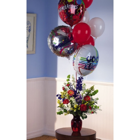 Wishes Balloons Arrangement Send To manila