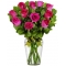 12 Hot Pink Rose Bouquet Send To Philippines