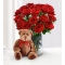 2 Dozen Red Roses w/ Bear Delivery To Philippines