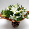 white lilies in a bouquet Delivery To Philippines