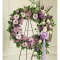 Luxurious Purple Wreath Send To Philippines